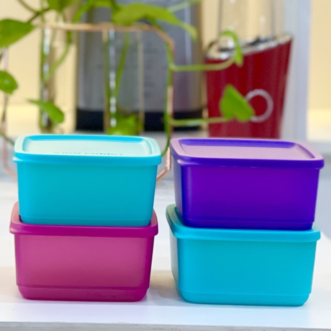 Bộ hộp trữ mát Tupperware Small Square Round