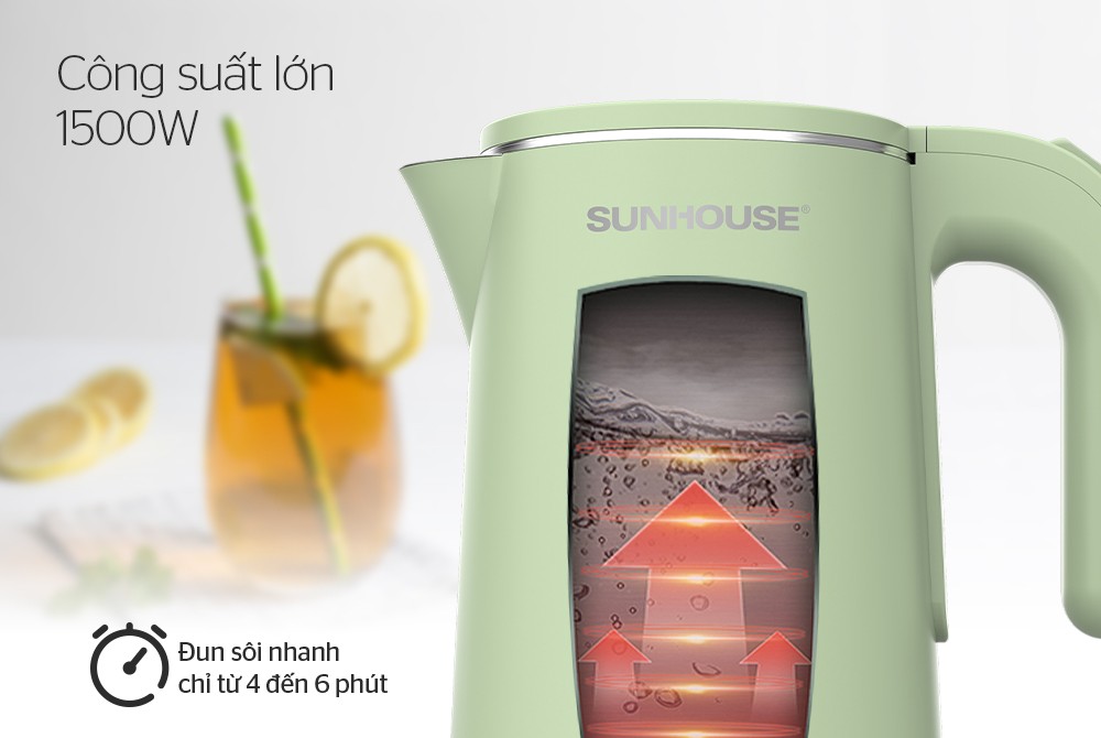 [HCM]BÌNH SIÊU TỐC INOX 2 LỚP SUNHOUSE SHD1353 HOẶC BARETTI BRD181G