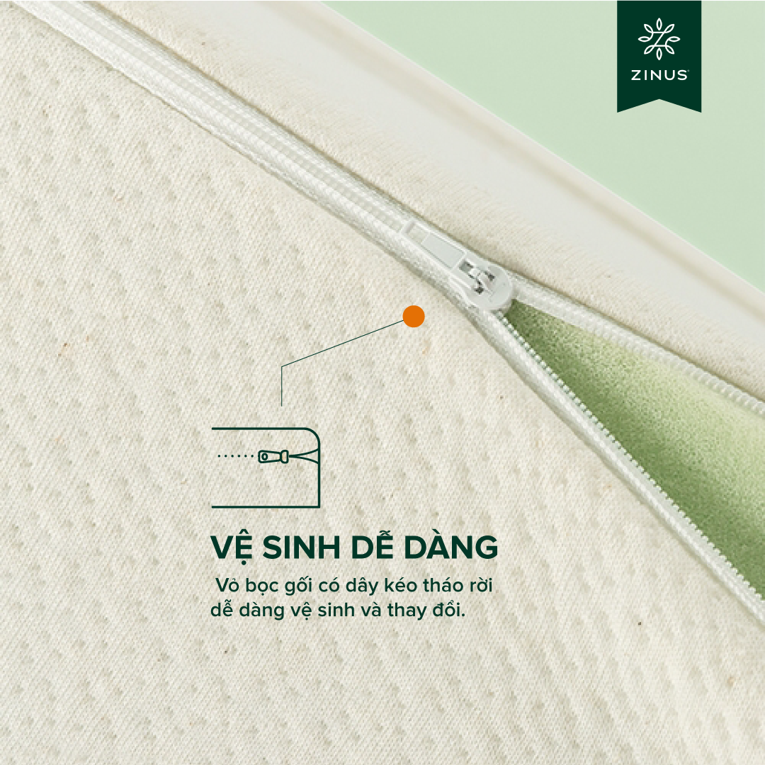 Gối Tựa Đa năng Zinus- Wedge Memory Foam Pillow