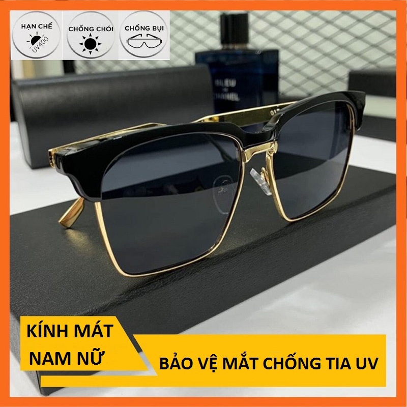 Giá bán Kính mát thời trang nam nữ mắt vuông chống tia UV đạt tiêu chuẩn Ansi của Hoa Kì, kính râm Unisex 202