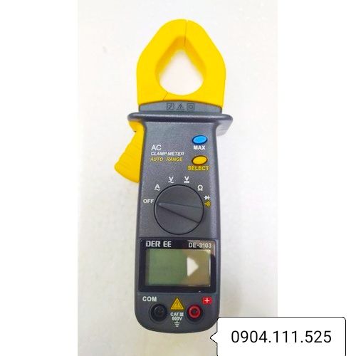 [HCM]Ampe kìm đo dòng AC DEREE DE-3103 (600A)