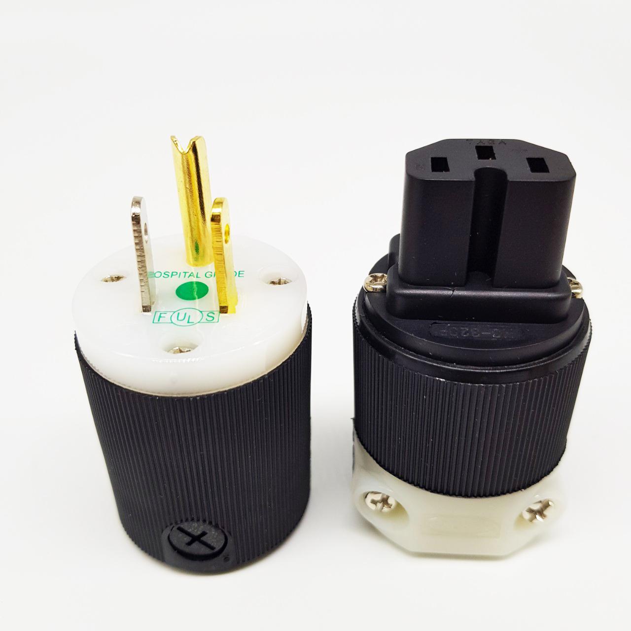 Bộ jack nguồn âm thanh HUBBELL, phích cắm nguồn cho âm ly , jack cắm nguồn âm li