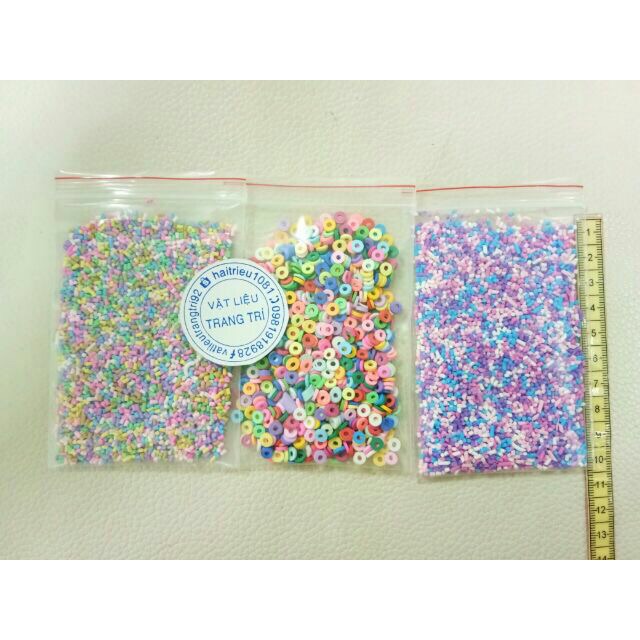 [HCM]Cốm Trộn Slime (100G) Phụ Kiên Trang Trí
