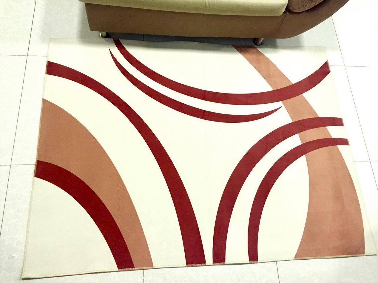 Thảm nhung 3D màu nâu lớn TSN16 (120 x160cm)