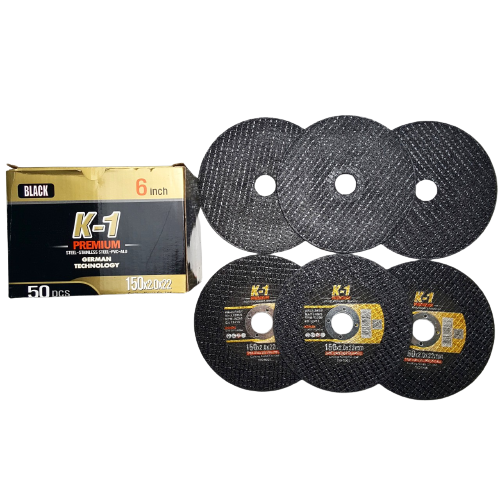 ĐÁ CẮT SẮT 150 | Đá cắt K1 đen 150 | Đá cắt sắt phi 150