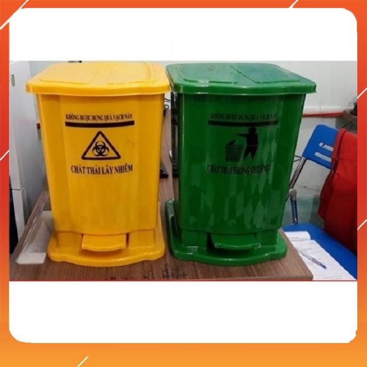 Thùng Rác Y Tế Chân Đạp 15 Lít