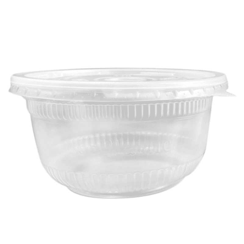 300 Tô nhựa 700ml Trong suốt Có Nắp Losupply - Tô nhựa to kèm nắp đựng cơm, bún, phở