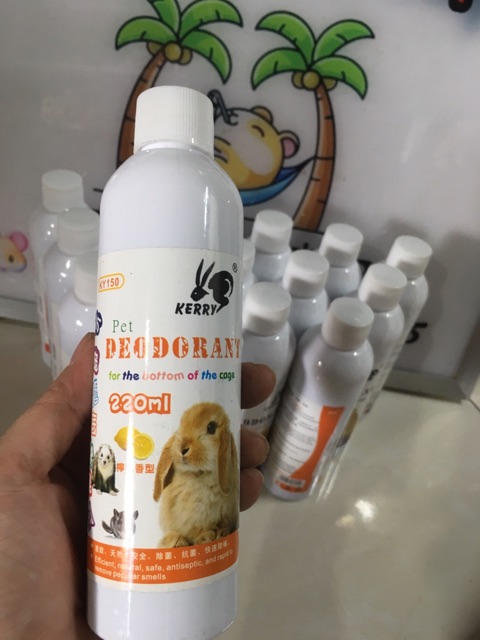 Dung dịch khử mùi chuồng hamster, thỏ, bọ - Đào