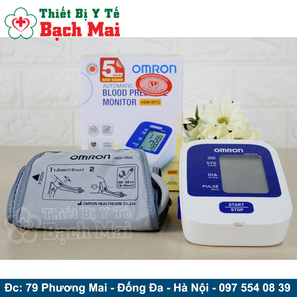 Máy Đo Huyết áp Omron HEM-8712 [ NHẬT BẢN]