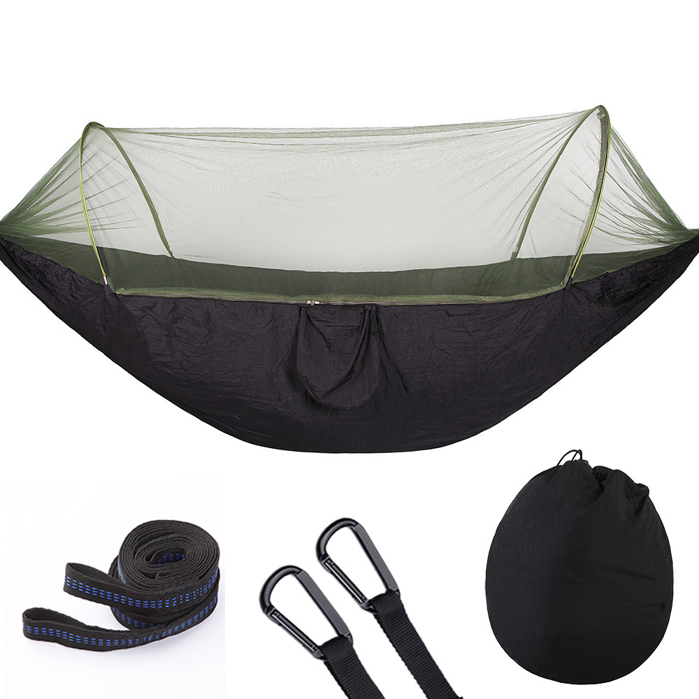 Võng có màn chống muỗi mở nhanh tự động võng chống muỗi cắm trại vải nylon đôi ngoài trời