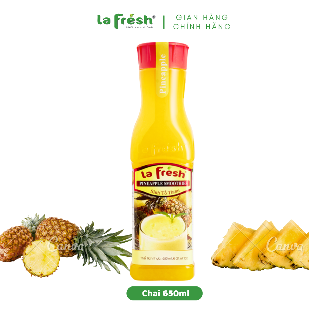 Sinh Tố Thơm Lafresh Đà Lạt Chai 650ml