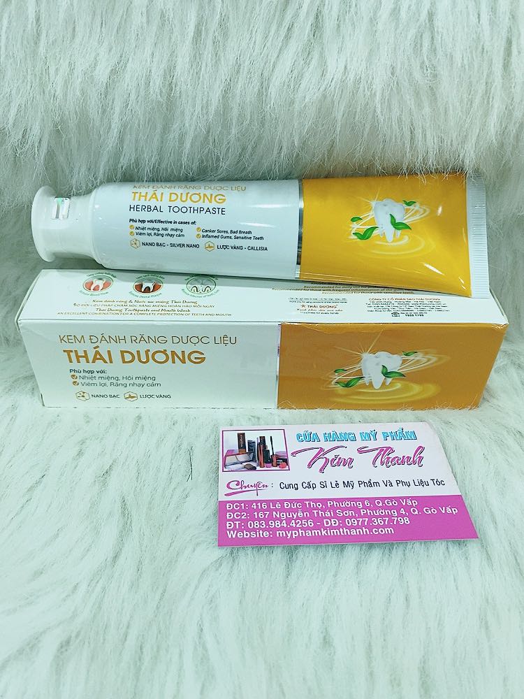 Kem Đánh Răng Dược Liệu Thái Dương (100g)