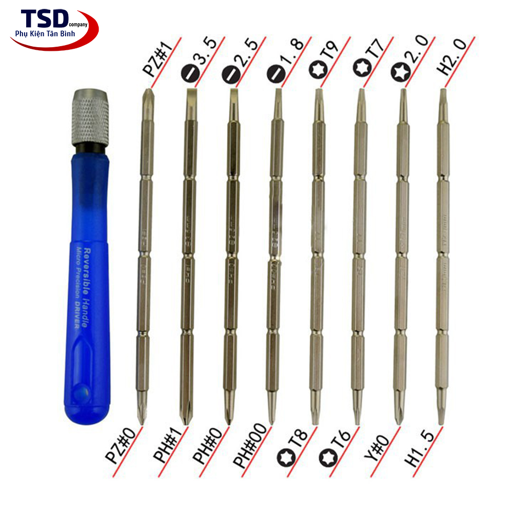 8-Piece Multi-Purpose Screwdriver - Repair Tool