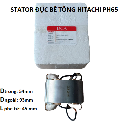 Stator, cuộn điện lắp máy đục ph 65 - sa đục ph65