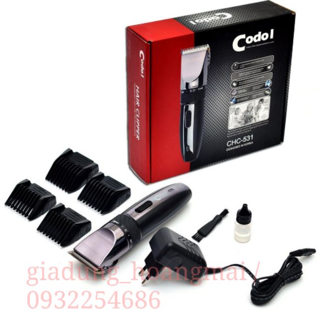 TÔNG ĐƠ CẮT TÓC CODOL CHC 531 CHUYÊN NGHIỆP