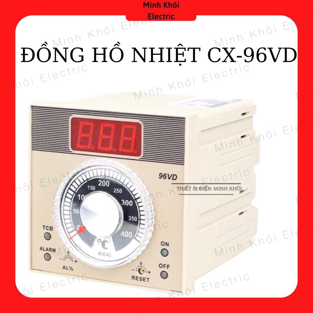 Đồng hồ nhiệt độ Berm CX-96VD, bộ điều khiển nhiệt độ CX-96VD, đồng hồ hiển thị và điều khiển