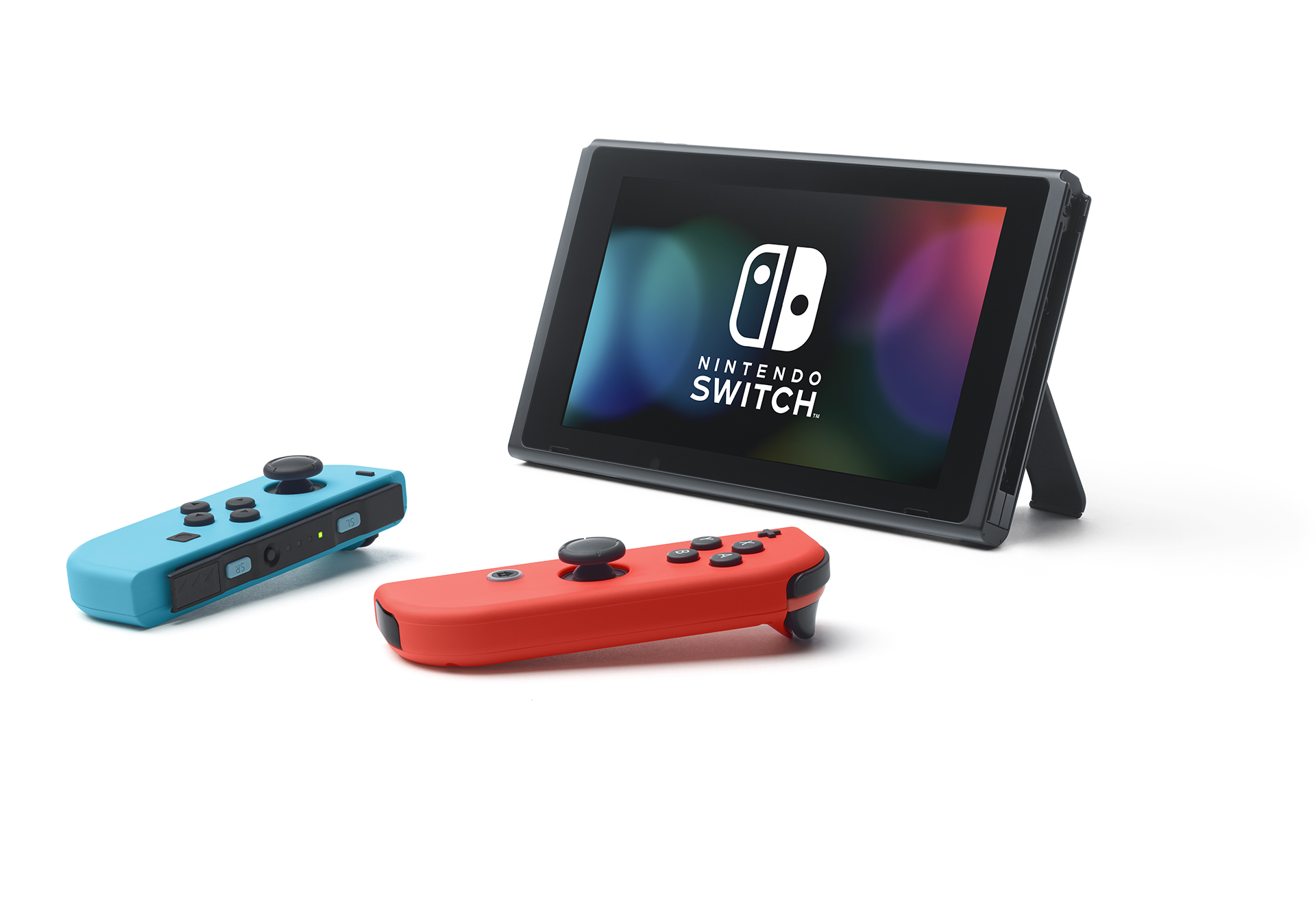 [US] Máy game Nintendo Switch Neon Blue Red Joy Con - Version 2