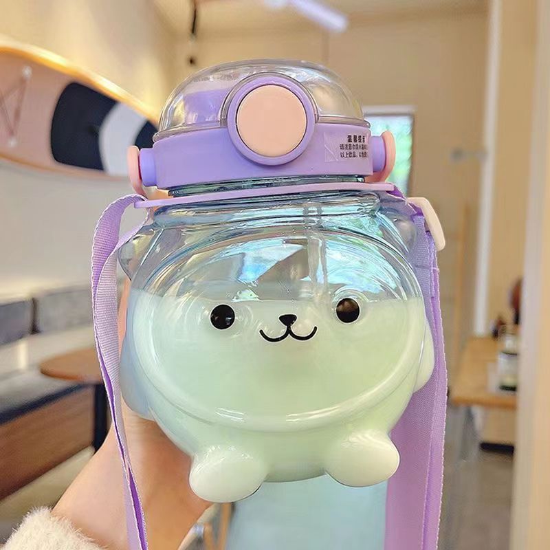 Bình Đựng Nước Hình Gấu Dễ Thương 1000ml Cho Bé