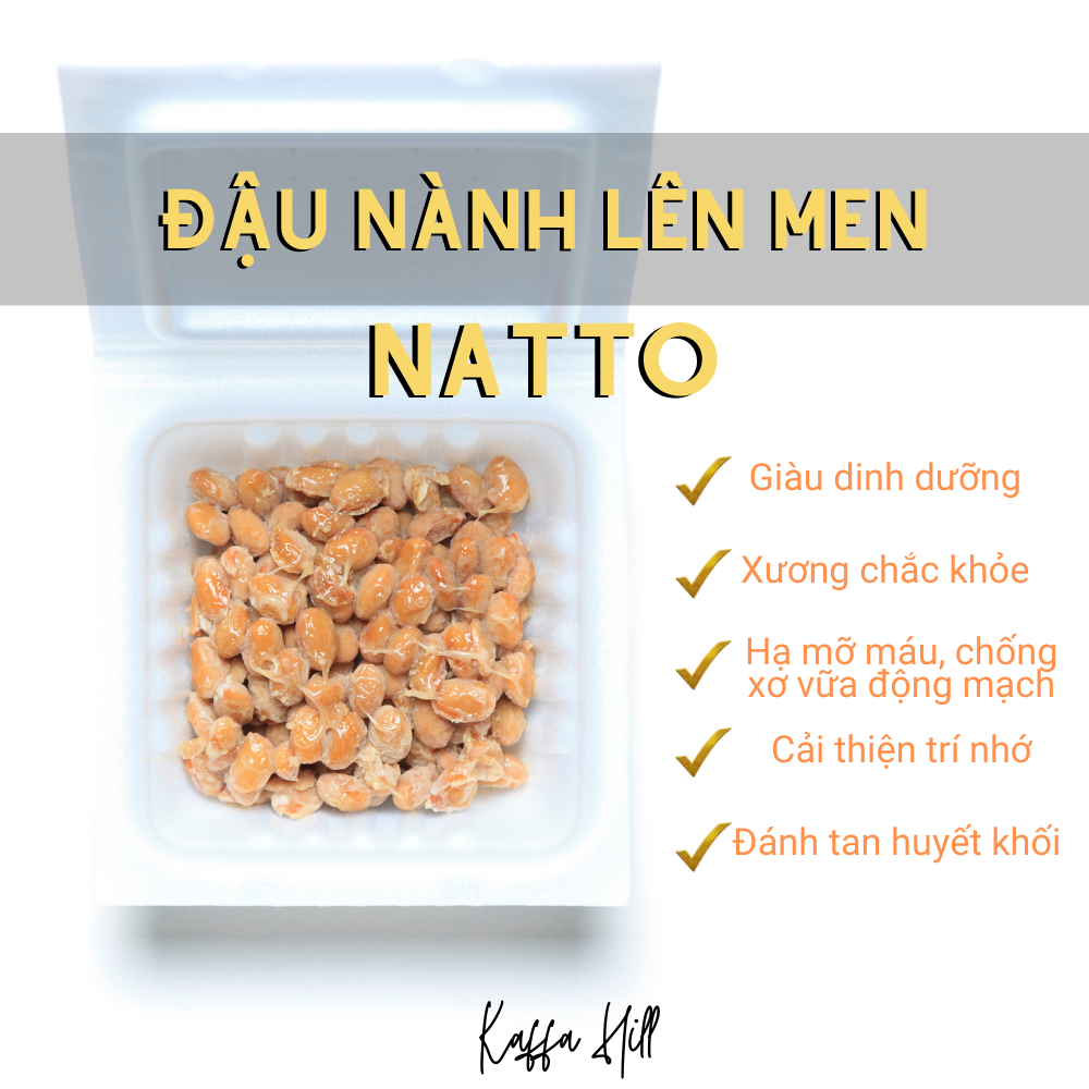 NATTO - Đậu tương lên men 500gr - Kaffa Hill