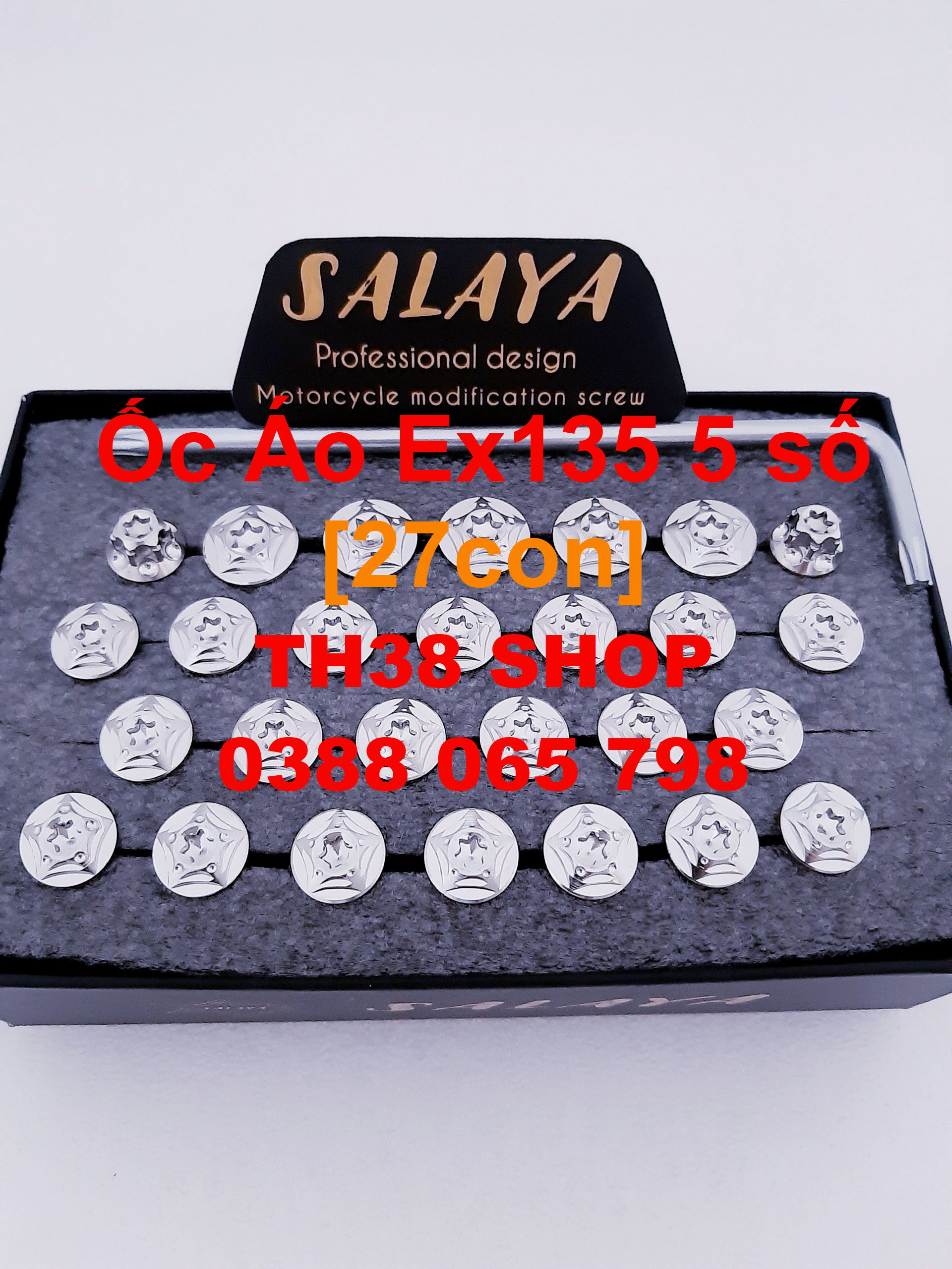 ốc áo salaya ex 135 5 số [27 con]