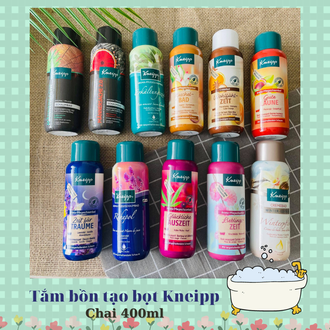 Tắm bồn tạo bọt Kneipp chai 400ml