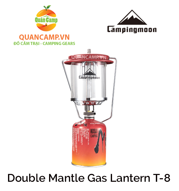 Đèn gas 2 bấc cắm trại Campingmoon T-8