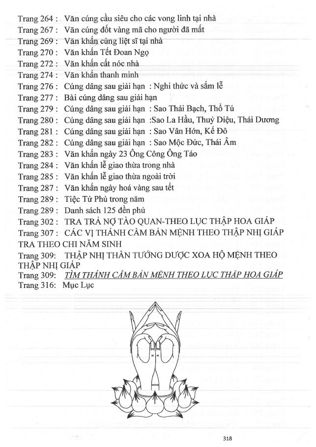 Sách Tam Phủ Công Đồng Tứ Phủ Vạn Linh