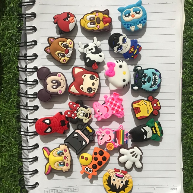 Combo 5 Stick/Stickers/Jibbitz Gắn Dép Sục Cute Nhất