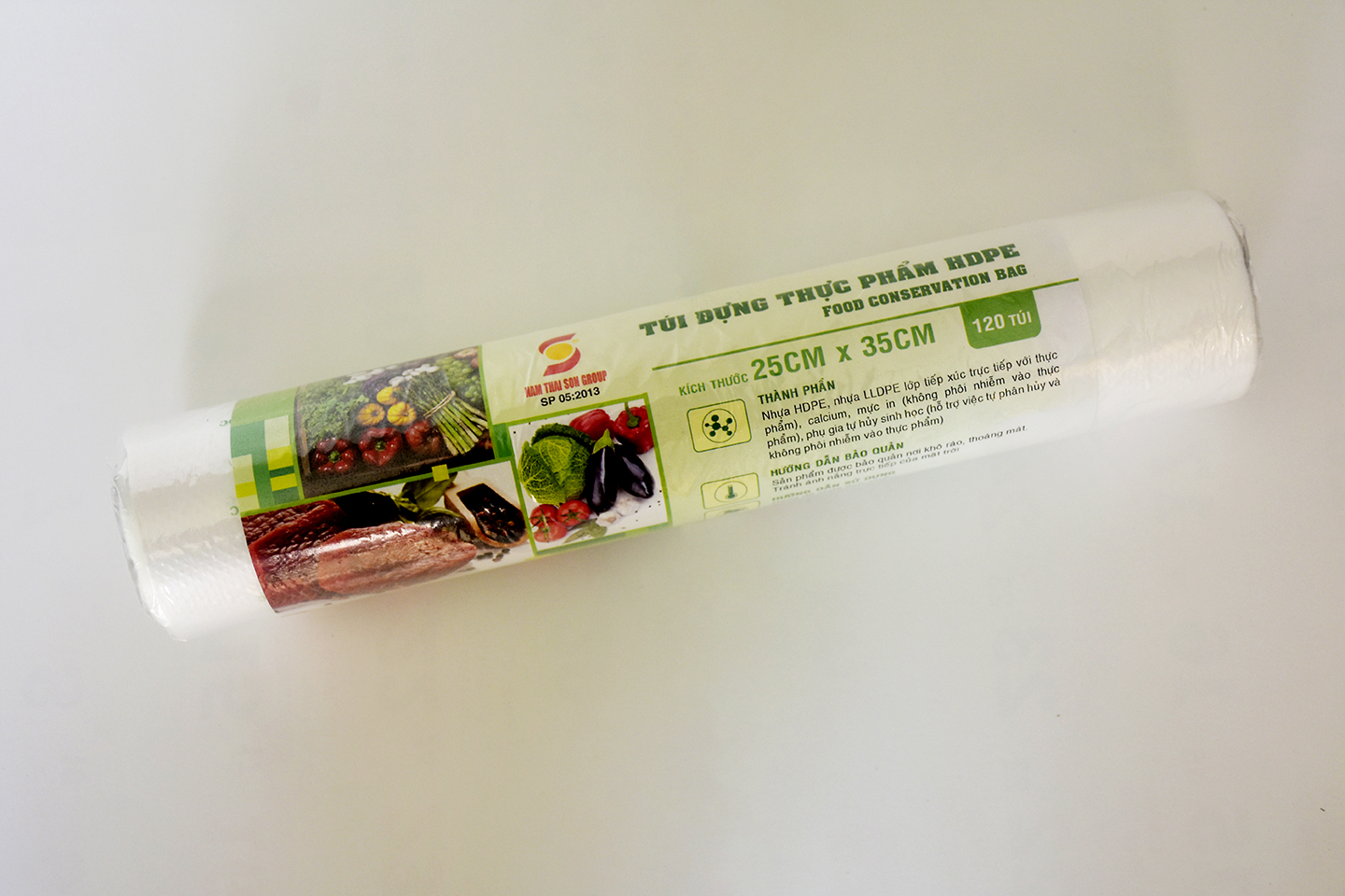 01 cuộn túi đựng thực phẩm (120 túi)