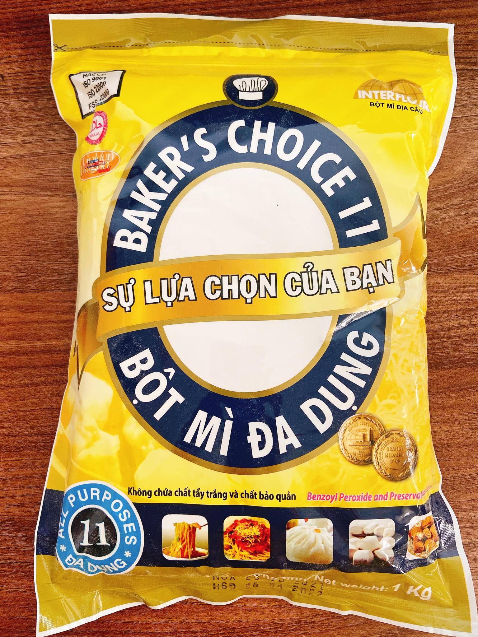 [FREE SHIP 0đ] Bột bánh mì, bột mì Bake’s choice số 11 [LAVA]
