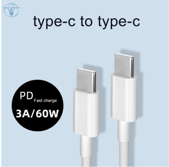 Cáp Sạc Nhanh USB TYPE C TO USB TYPE C 3A 60W - USB C TO USB C Dài 1m