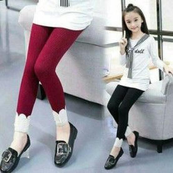 Combo 02 Quần Len Đính Hạt Ngọc Cho Bé
