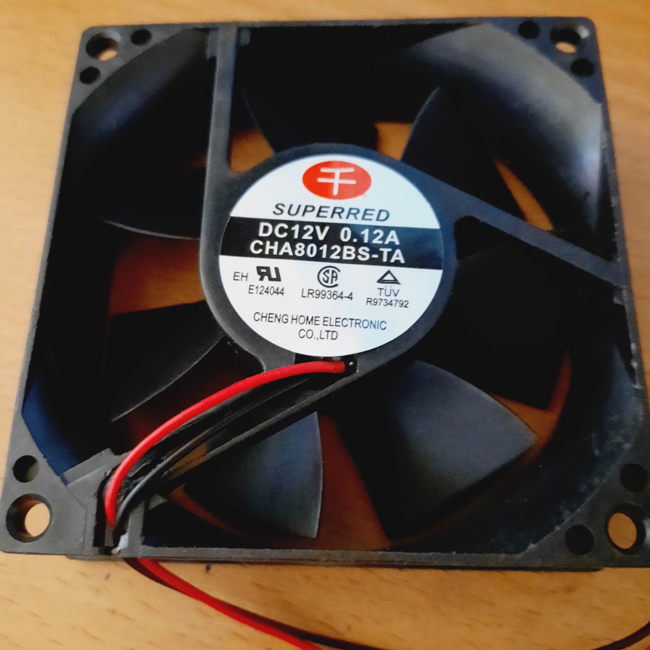 Quạt Tản Nhiệt 8x8x2.5Cm 12VDC- 0 .12A