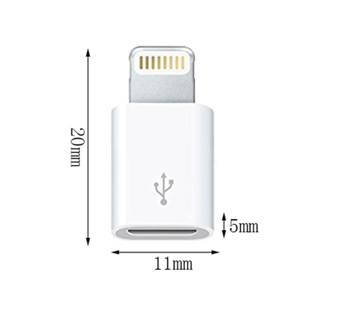 [HCM]Đầu Chuyển Đổi Micro usb sang Iphone 5/6/7/8
