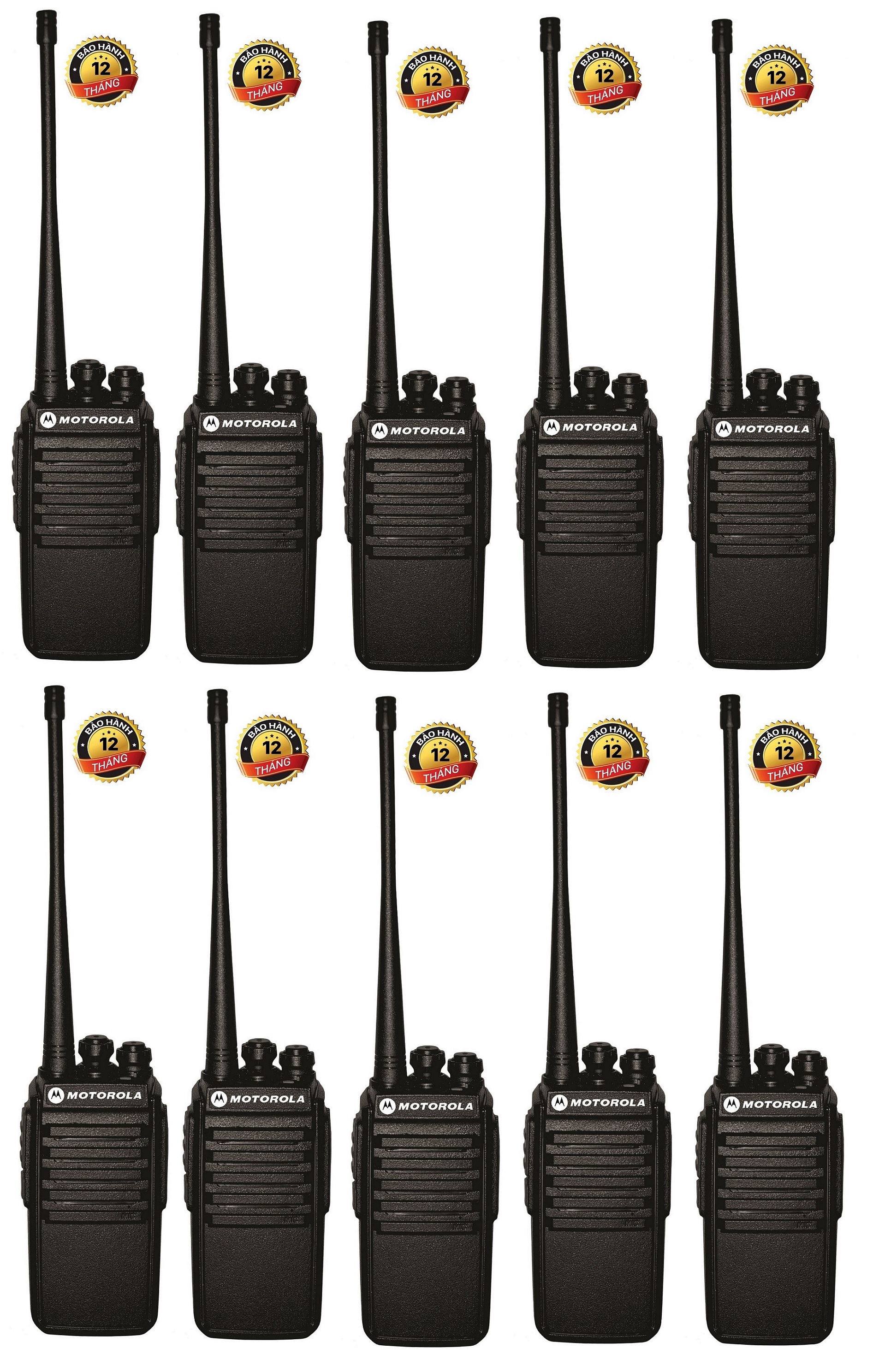 [Trả góp 0%]Bộ 10 Bộ đàm Motorola  GP650 siêu rẻ (Bộ đàm giá rẻ, bổ sung cổng hỗ trợ sạc Micro USB)