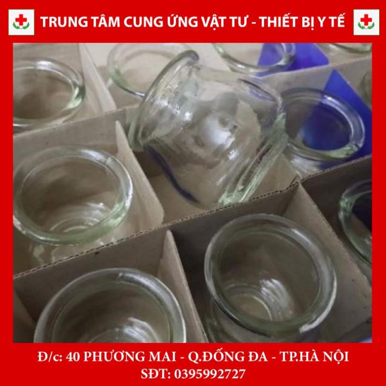 Bộ 12 ly / cốc giác hơi thuỷ tinh dùng lửa