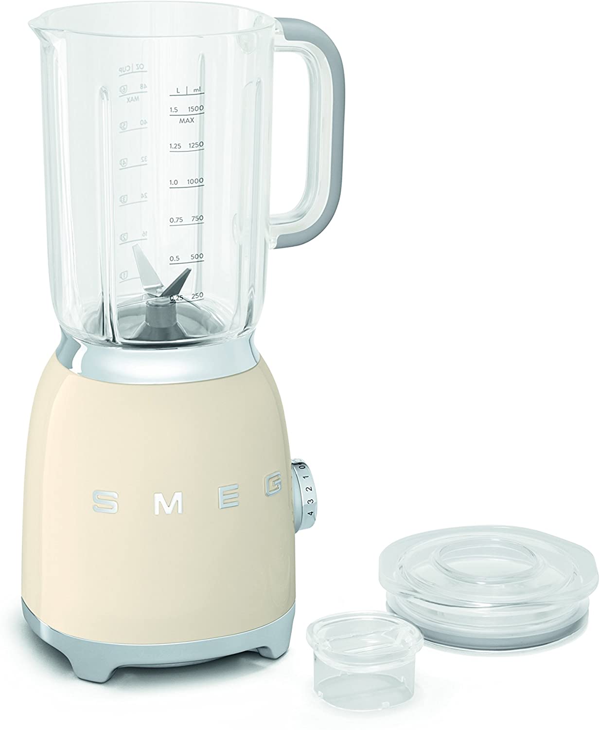 [Trả góp 0%]Máy xay sinh tố SMEG BLF01CREU (màu kem)
