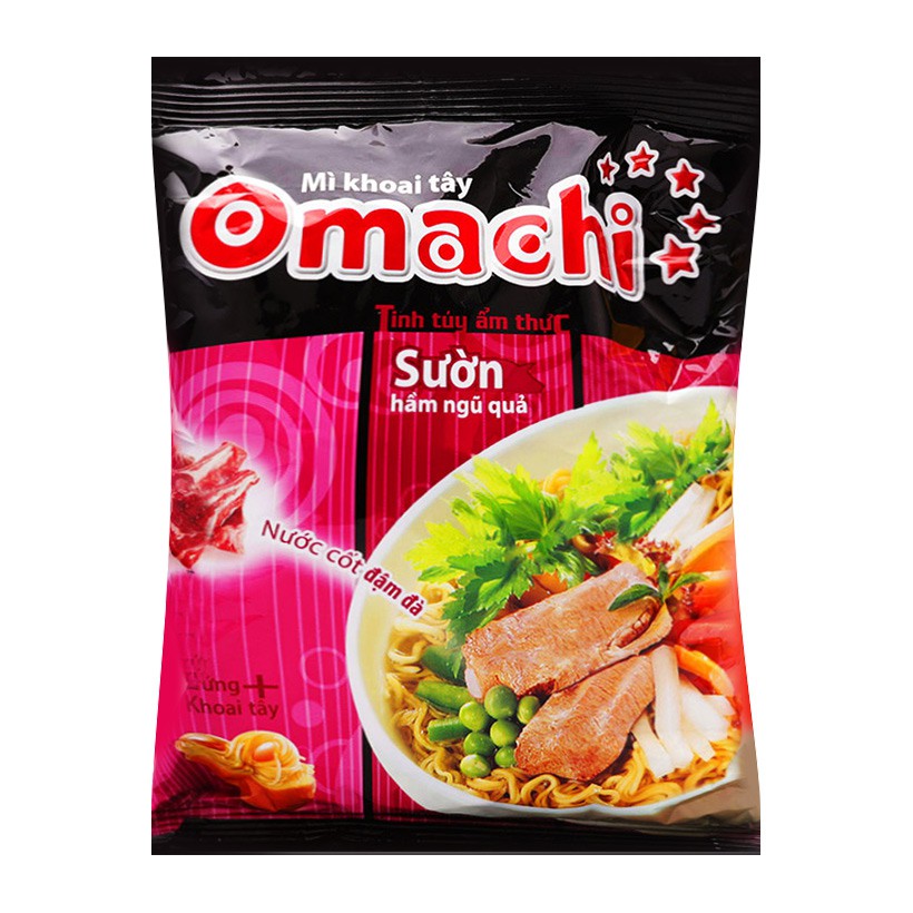Mì Omachi GóiOmachi Sốt Bò Hầm