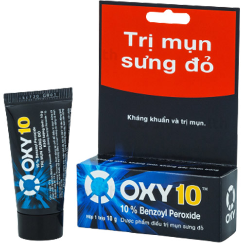 Gel bôi mụn OXY 5 - OXY 10 (tuýp 10g)