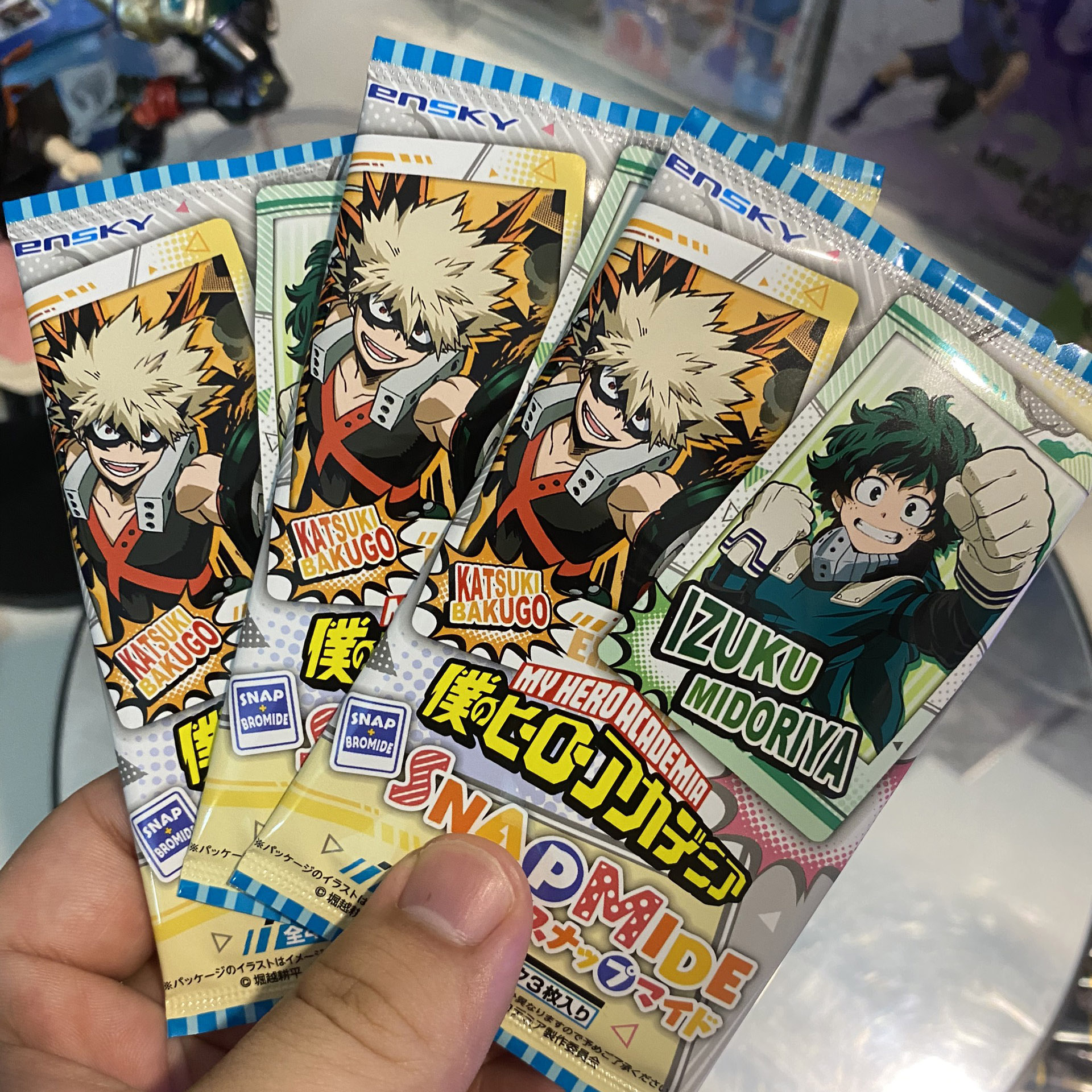 [Có sẵn] Pack thẻ nhân phẩm My Hero Academia snapmide chính hãng - card MHA