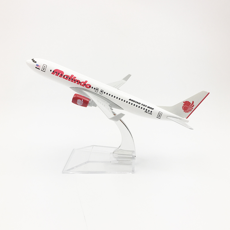 Mô hình máy bay Malindo 16cm + đế trưng bày