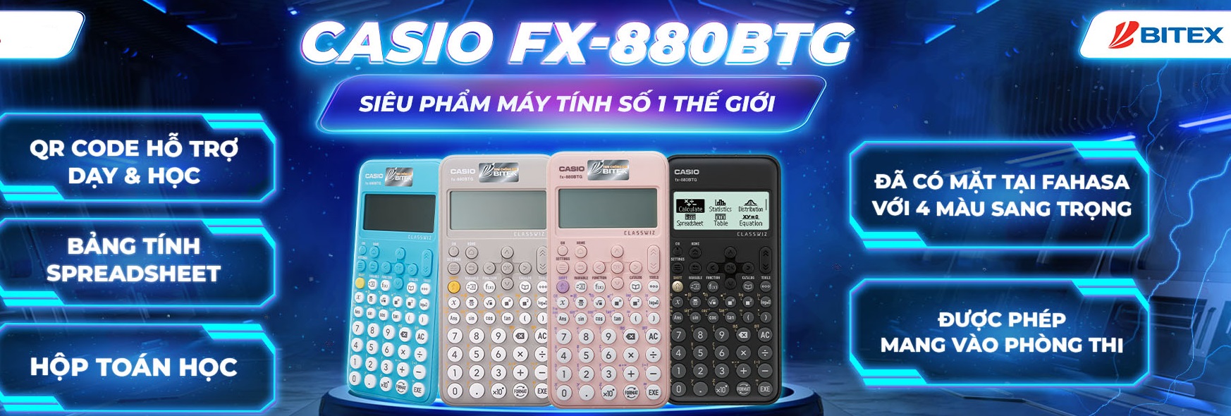 Máy Tính CASIO FX-880 BTG