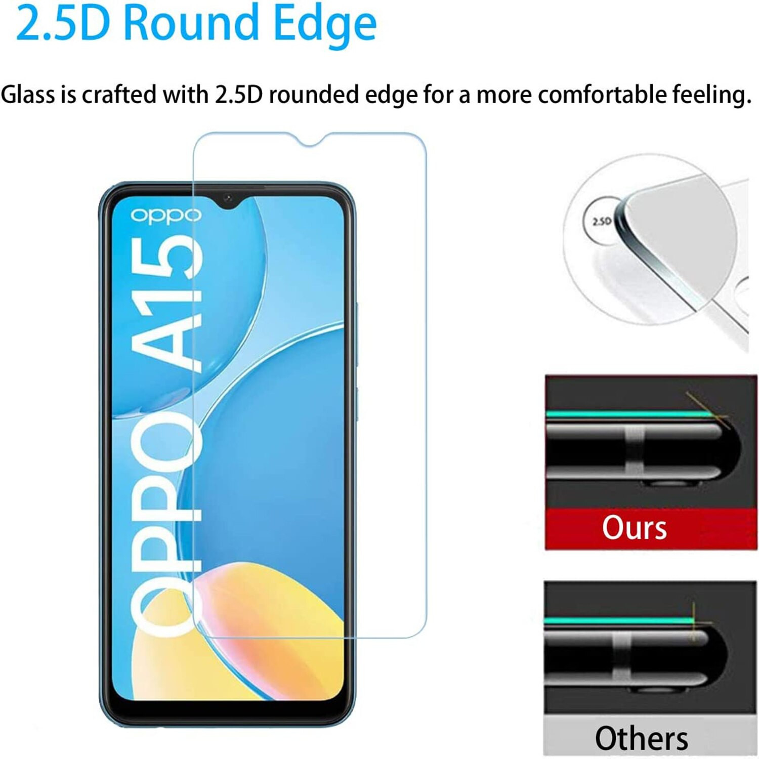 Miếng dán màn hình cường lực OPPO A15 , A15S