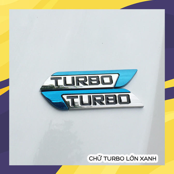 [HCM]Logo chữ Turbo loại lớn