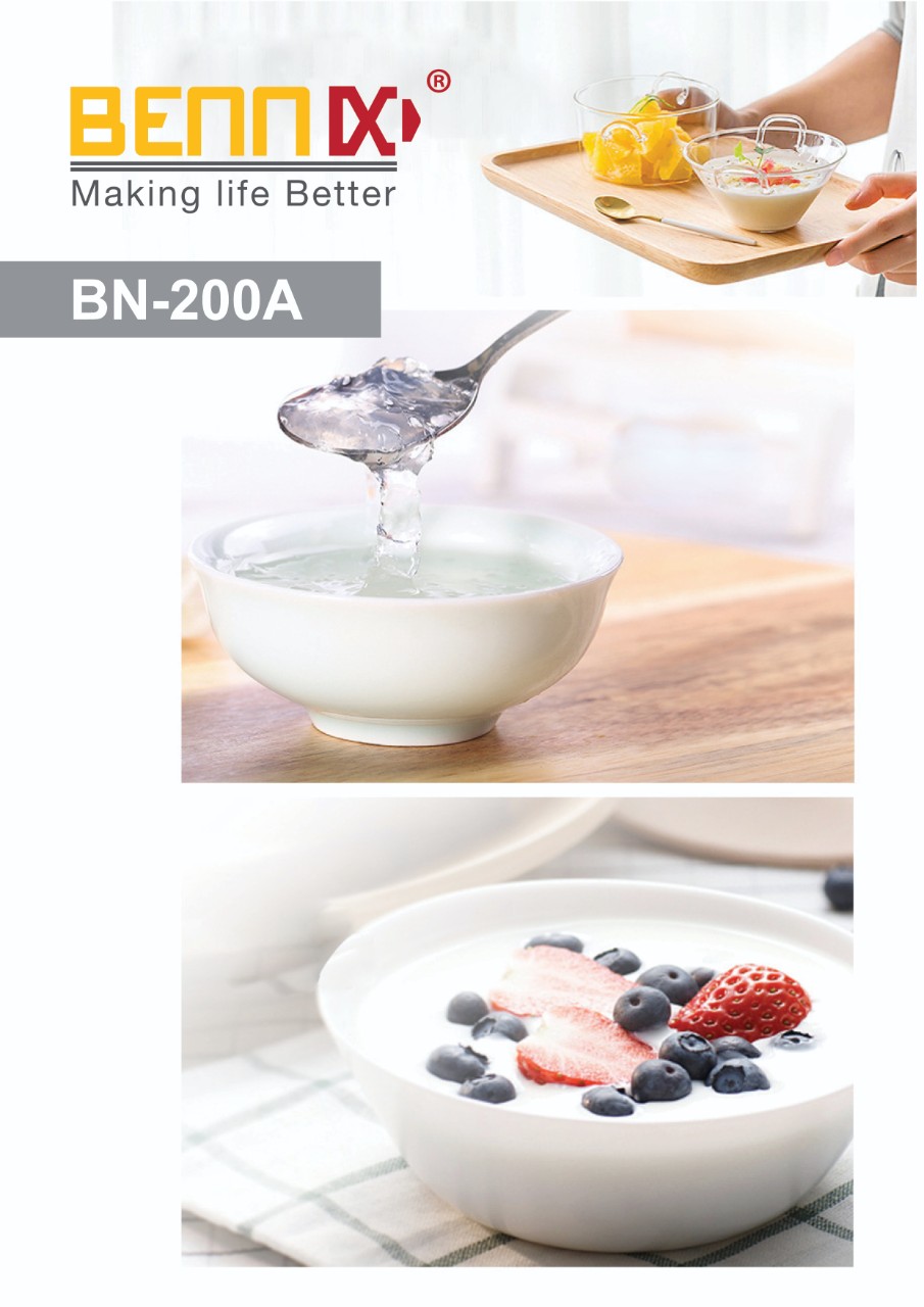 Nồi hầm cách thủy đa nằng Bennix  BENNIX BN-200A 2L (Bảo hành 12t)