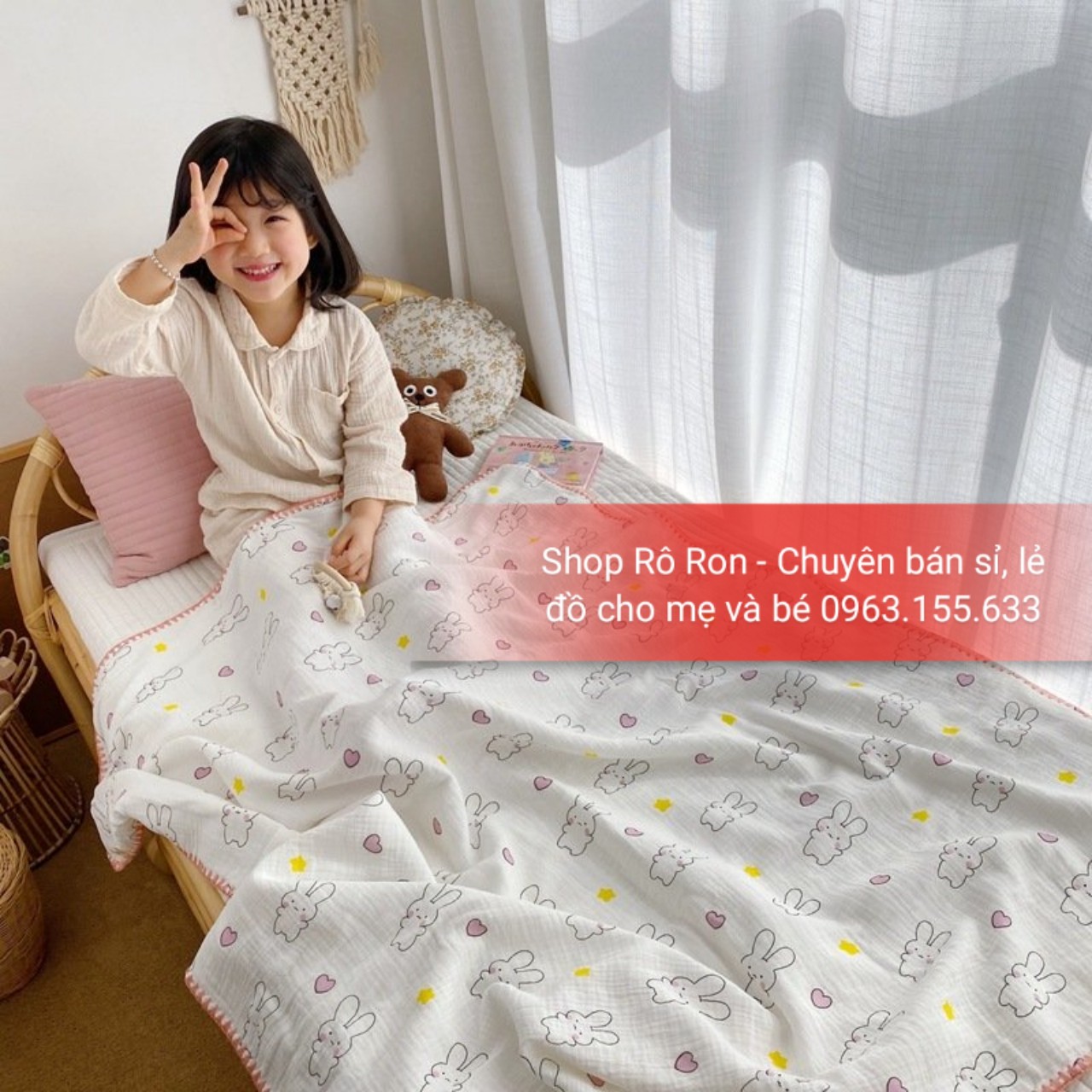 CHĂN XÔ CAO CẤP POPULAR - MANNY CHO BÉ