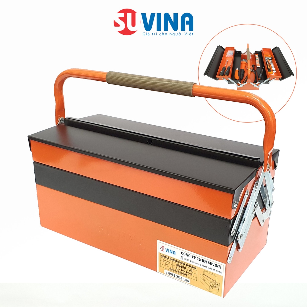 Hộp Đựng Dụng Cụ 3 Tầng 4 Khay SU420