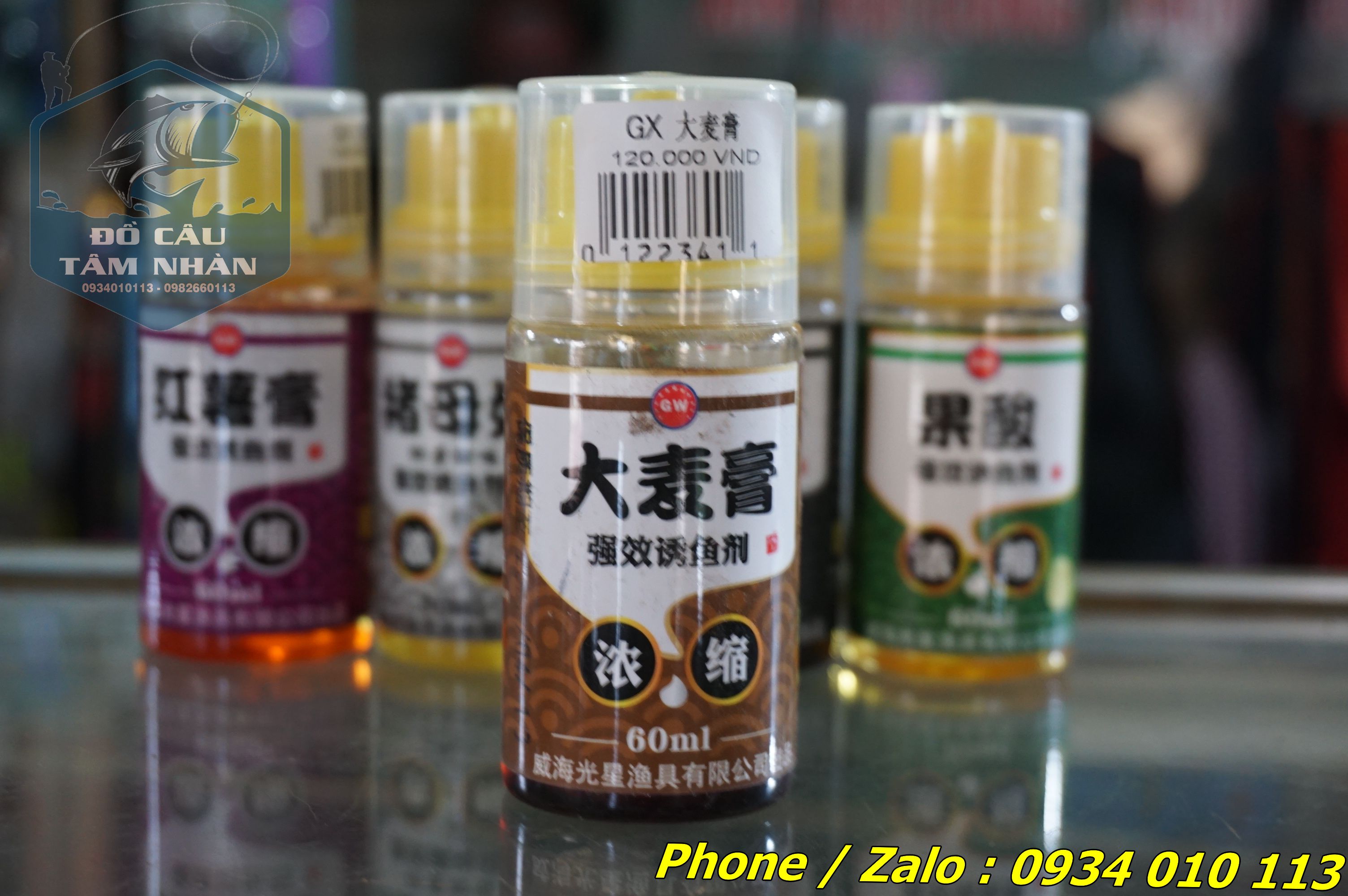 Tinh mùi GW chuyên dùng câu cá có 5 loại hương