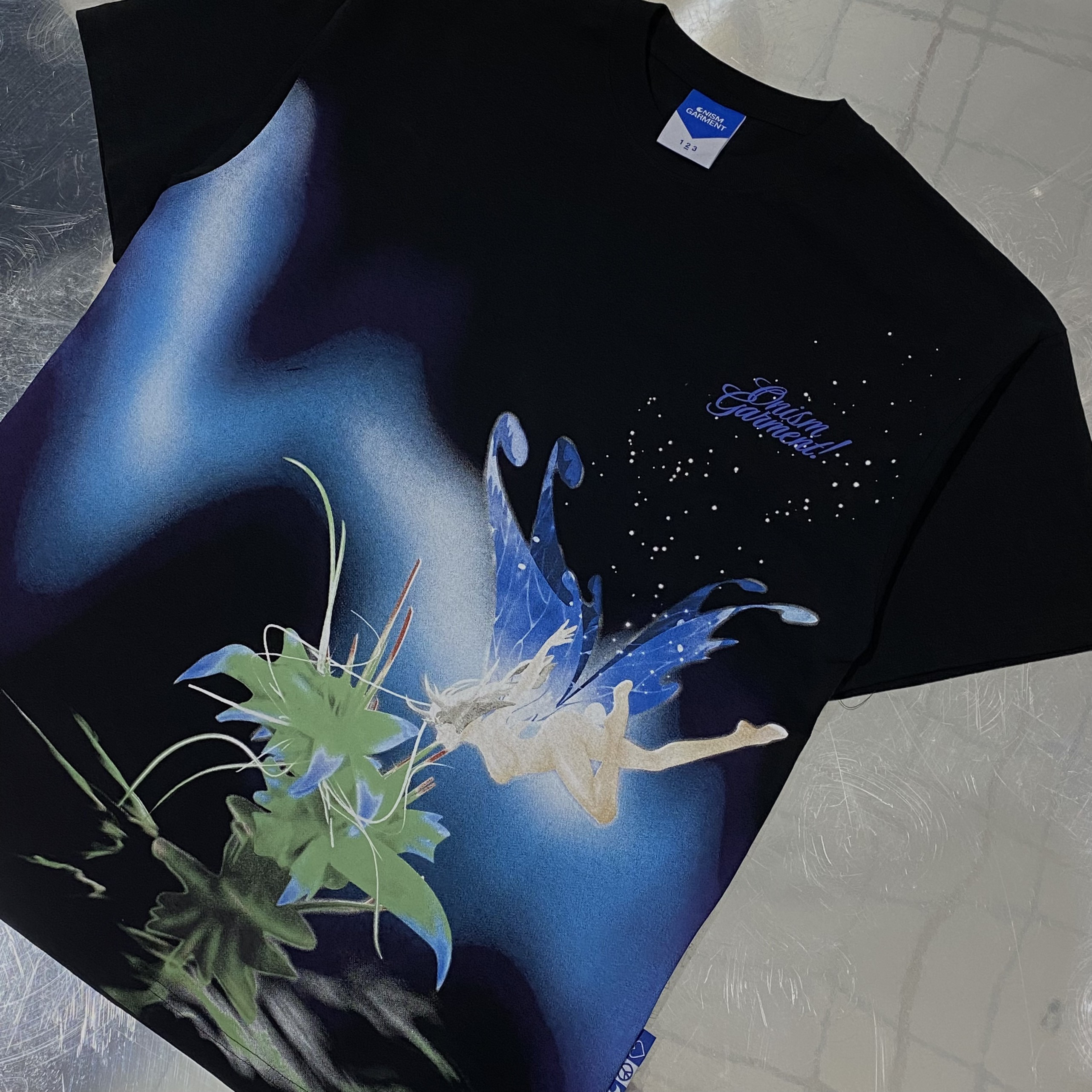 Áo thun unisex FAIRTY TAIL màu đen - Basic tee Onism
