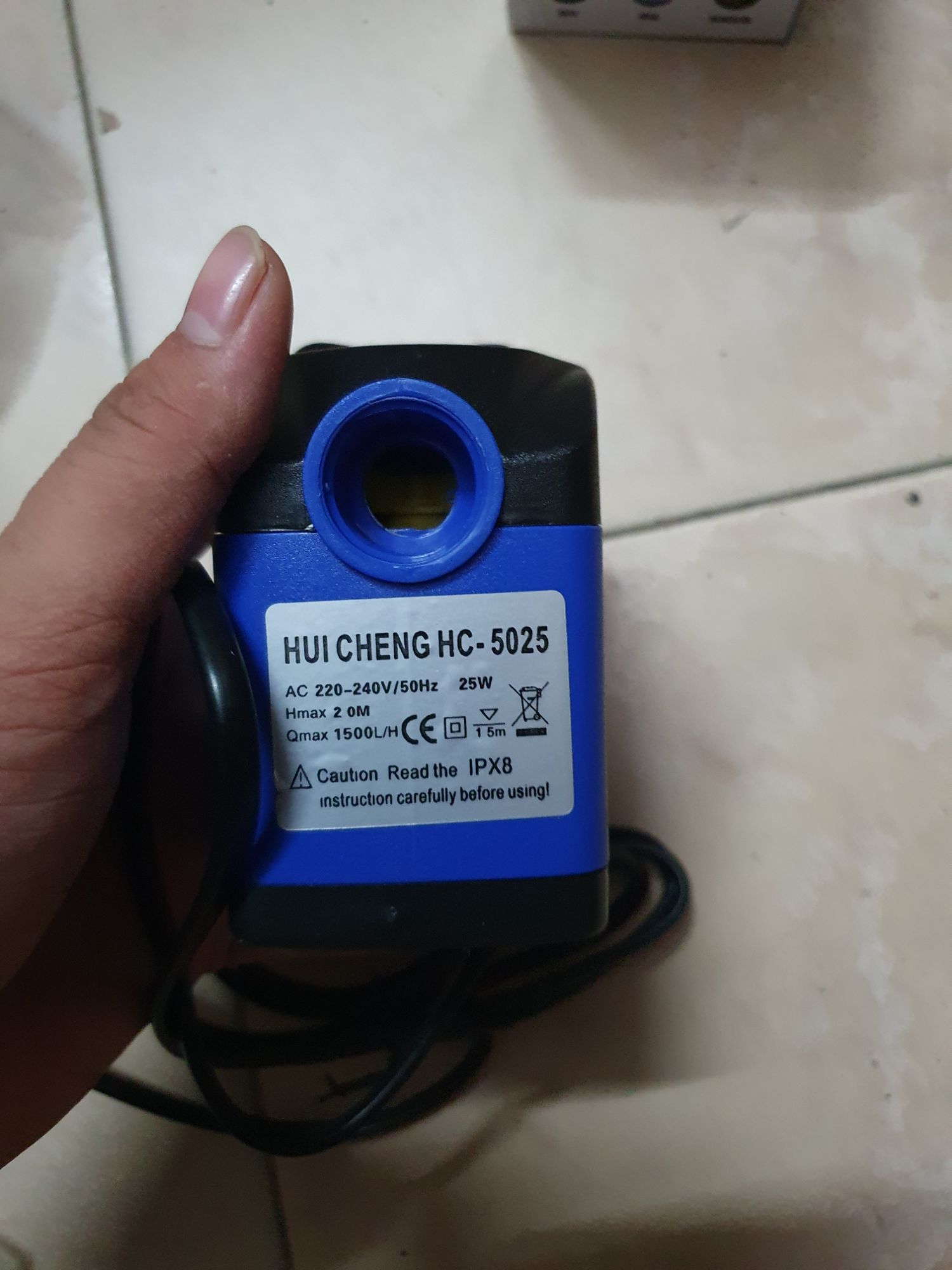 bơm quạt điều hòa hơi nước 25w